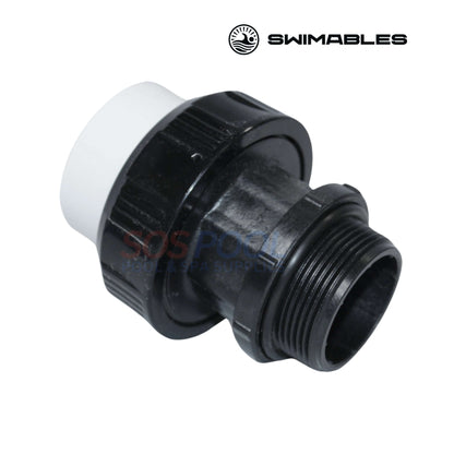 Swimables High Temp Union SW-30-315, 1.5" MIP x 1.5" Long Neck, ideal for high-temperature pool and spa systems - SOS Pool.