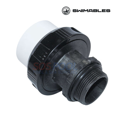 Swimables High Temp Union SW-30-317 with 1.5" MIP x 2" Socket for pool and spa systems by SOS Pool.