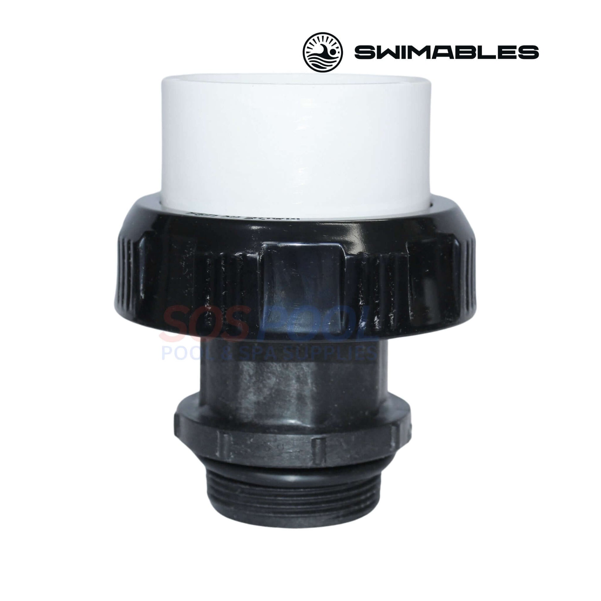 Swimables High Temp Union SW-30-317 with 1.5" MIP x 2" Socket for pool and spa systems | SOS Pool