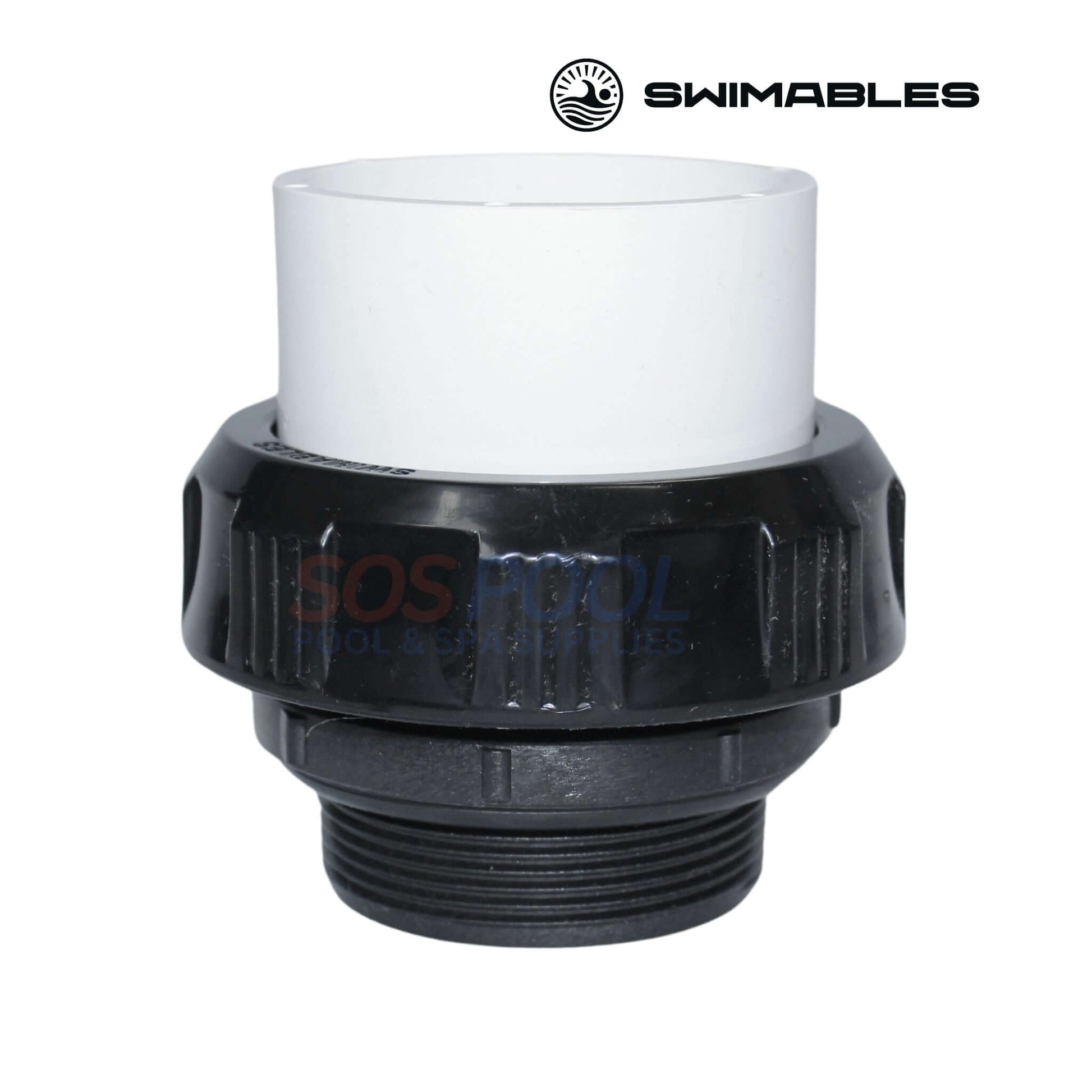 Swimables High Temp Union SW-30-220 2" MIP x 2" Socket for SOS Pool Applications