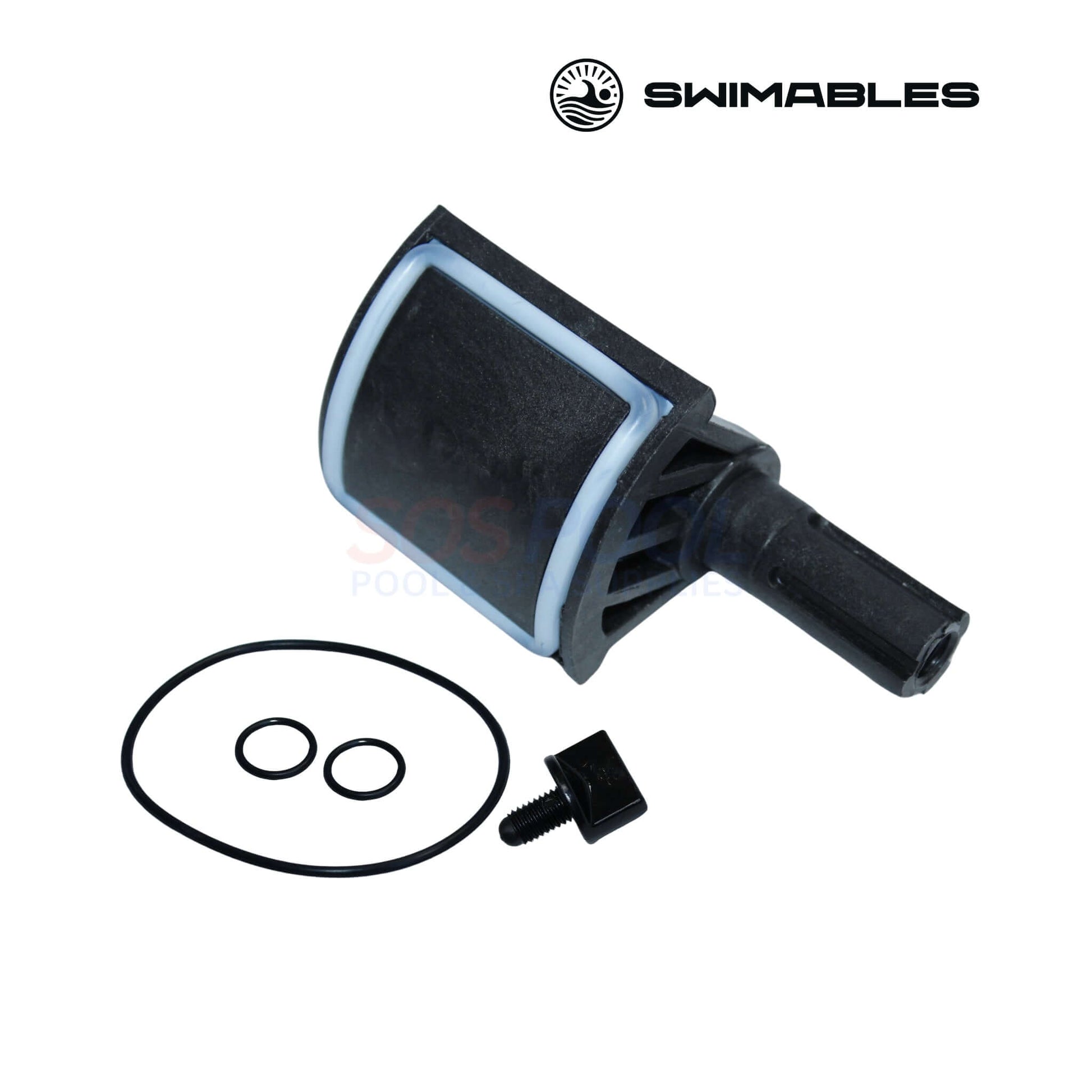 Swimables Neverlube Diverter Valve Insert SW-30-720 with O-rings and screw for pool maintenance | SOS Pool