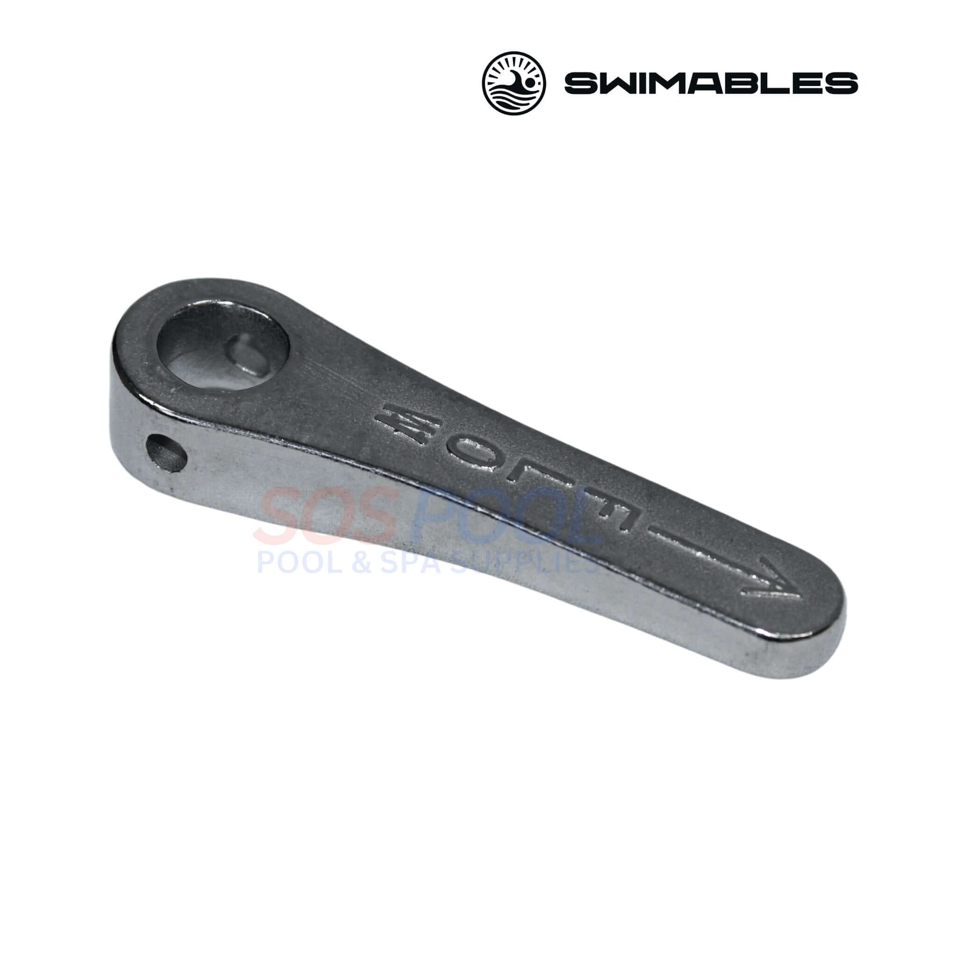 Swimables Ortega Valve 316 Stainless Steel Handle SW-31-392 from SOS Pool for durable pool and spa systems.