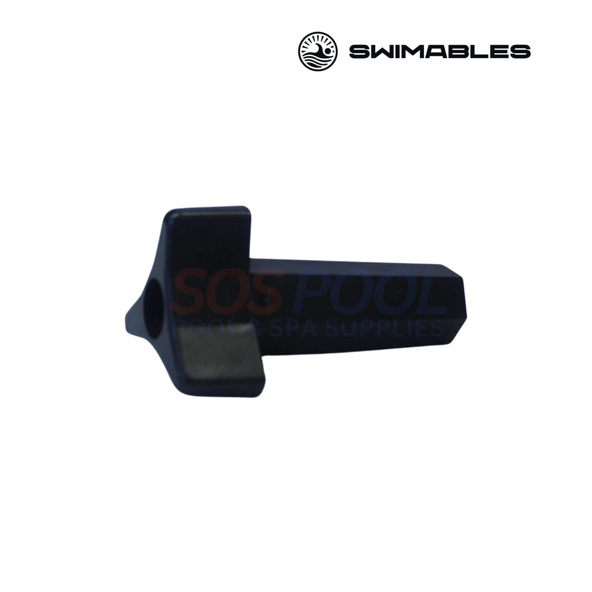 Swimables Pentair 2000/4000 Series Filter Clamp Knob | 076033 | SW-26-033 in black. Durable aftermarket pool part for Pentair filters.