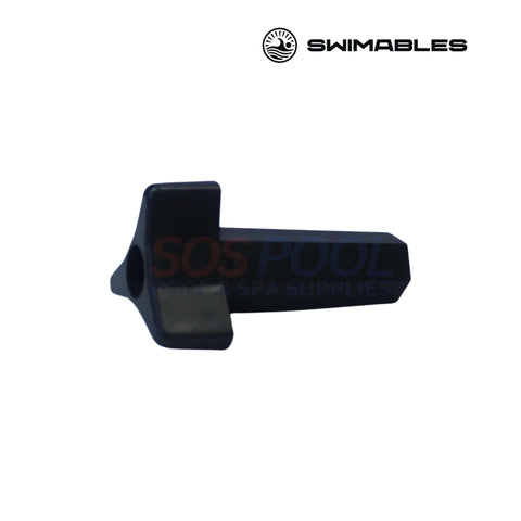 Swimables Pentair 2000/4000 Series Filter Clamp Knob | 076033 | SW-26-033 in black. Durable aftermarket pool part for Pentair filters.