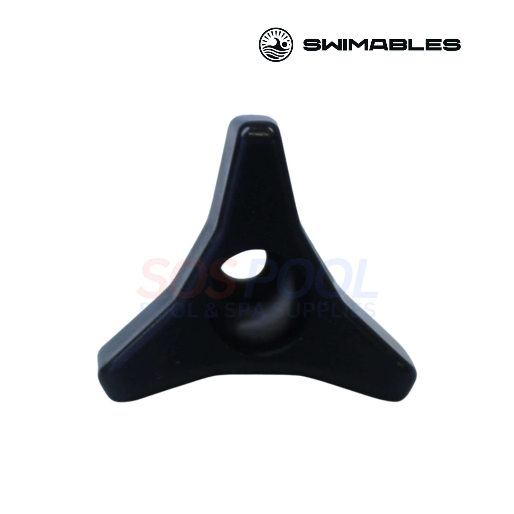 Swimables Pentair 2000/4000 Series Filter Clamp Knob | 076033 | SW-26-033, black plastic knob for pool filter clamps.