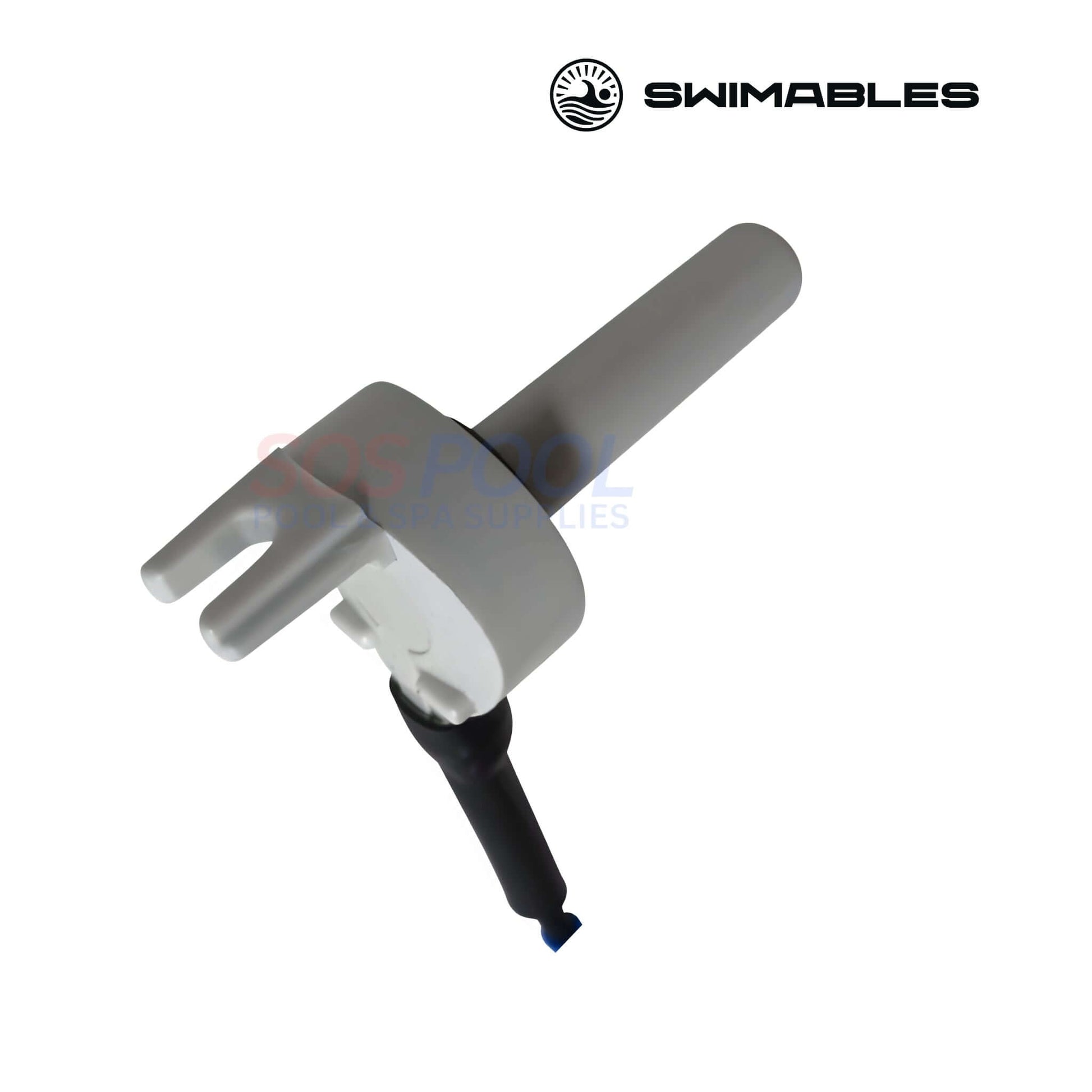 Swimables Pentair 20' Temperature Sensor | 520272 | SW-97-272 shown at an angle with cable, used for pool automation and temperature measurement.