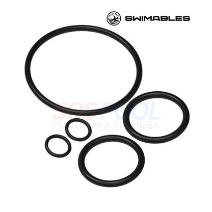 Swimables Pentair FNS Plus Push & Pull Backwash O-Ring Kit | SW-80-513, 5 durable O-rings for pool valve sealing by SOS Pool.