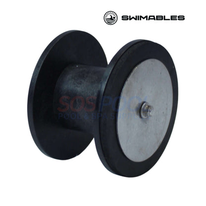 Swimables Pentair Ortega 2" Check Valve Seat | 073502 | SW-31-068, black PVC part with stainless steel center, pool supplies