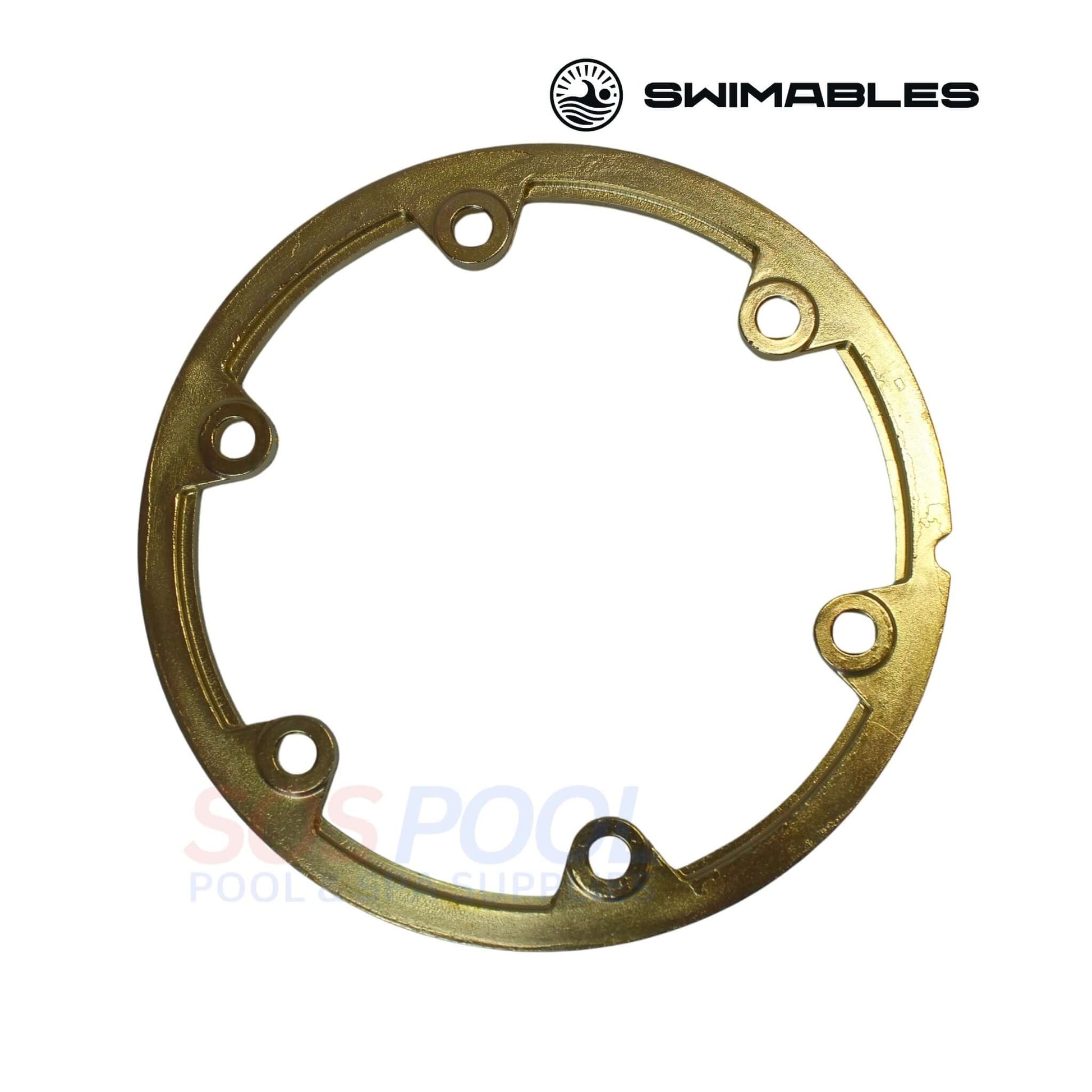 Swimables Pentair Purex 2000 Compression Ring | 070731Z | SW-26-731, gold precision-molded pool part, ideal for backwash valve assembly.