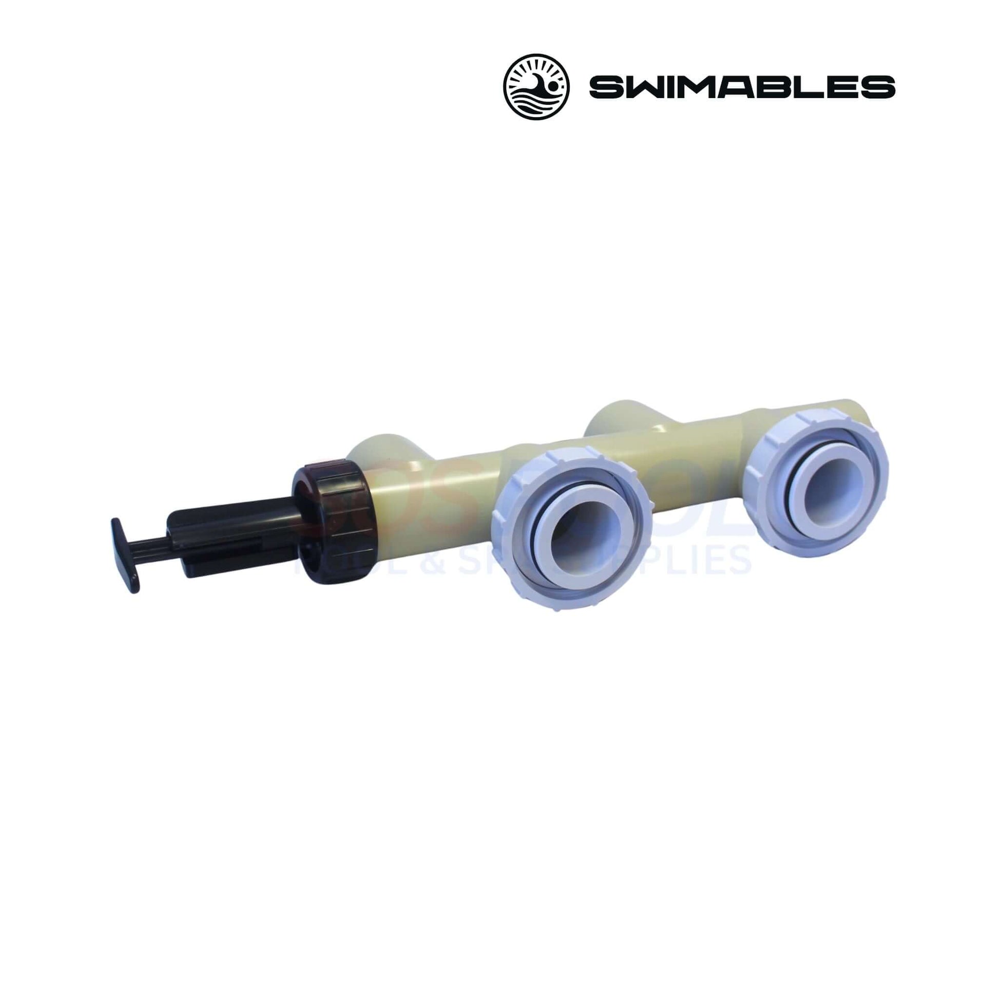 Swimables Pentair Push Pull Backwash Valve | 263064 | SW-26-064 in light color, showing valve design for easy pool filtration.