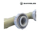 Swimables Pentair Push Pull Backwash Valve | 263064 | SW-26-064 close-up view showing heavy-duty PVC construction, ideal for pool supplies.