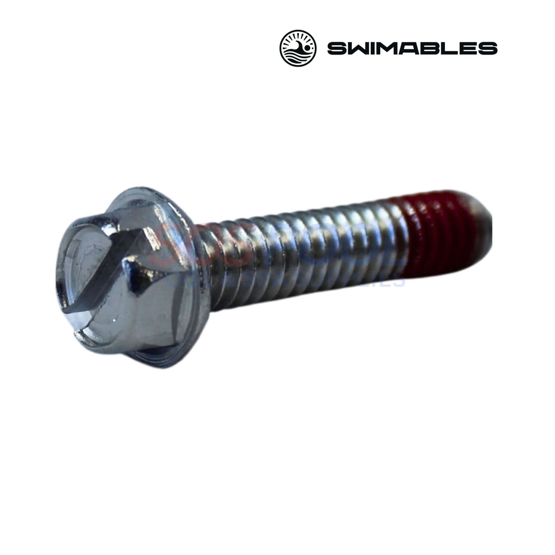 Swimables Pentair SuperFlo Hardware Kit | SW-21-308 impeller screw, chrome finish, essential for pool supplies and swimming pool parts.