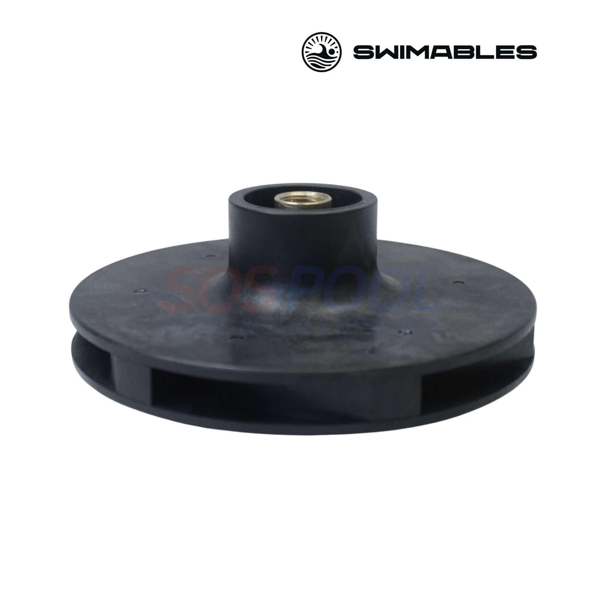 Swimables Pentair WhisperFlo 3HP Impeller | 073131 | SW-21-006, black impeller for pool pumps, restores flow and pressure, SOS Pool