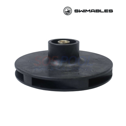 Swimables Pentair WhisperFlo 3HP Impeller | 073131 | SW-21-006, black impeller for pool pumps, restores flow and pressure, SOS Pool