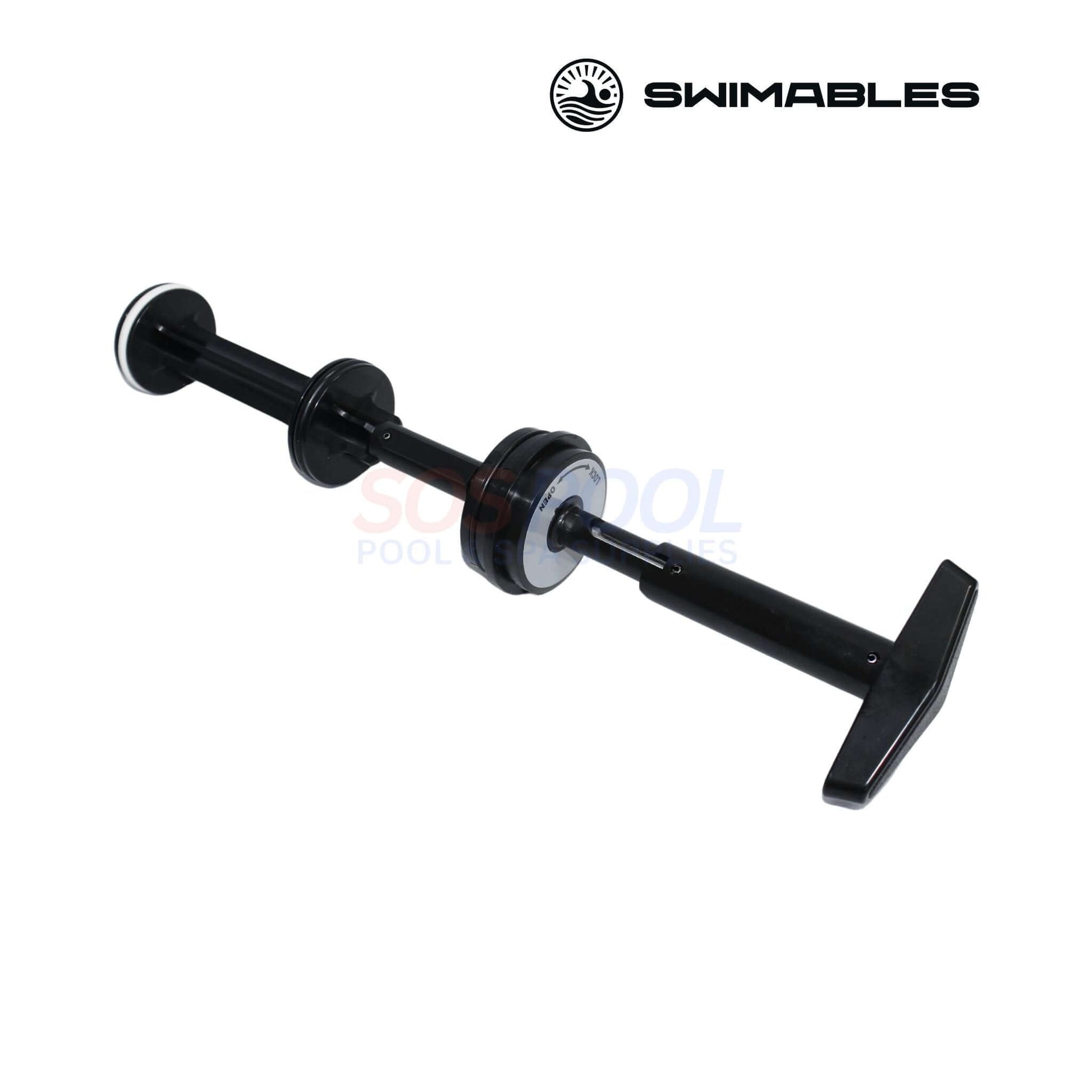 Swimables Piston and Handle Assembly for Hayward SP0410X Push Pull Slide Valves, compatible with SOS Pool equipment.