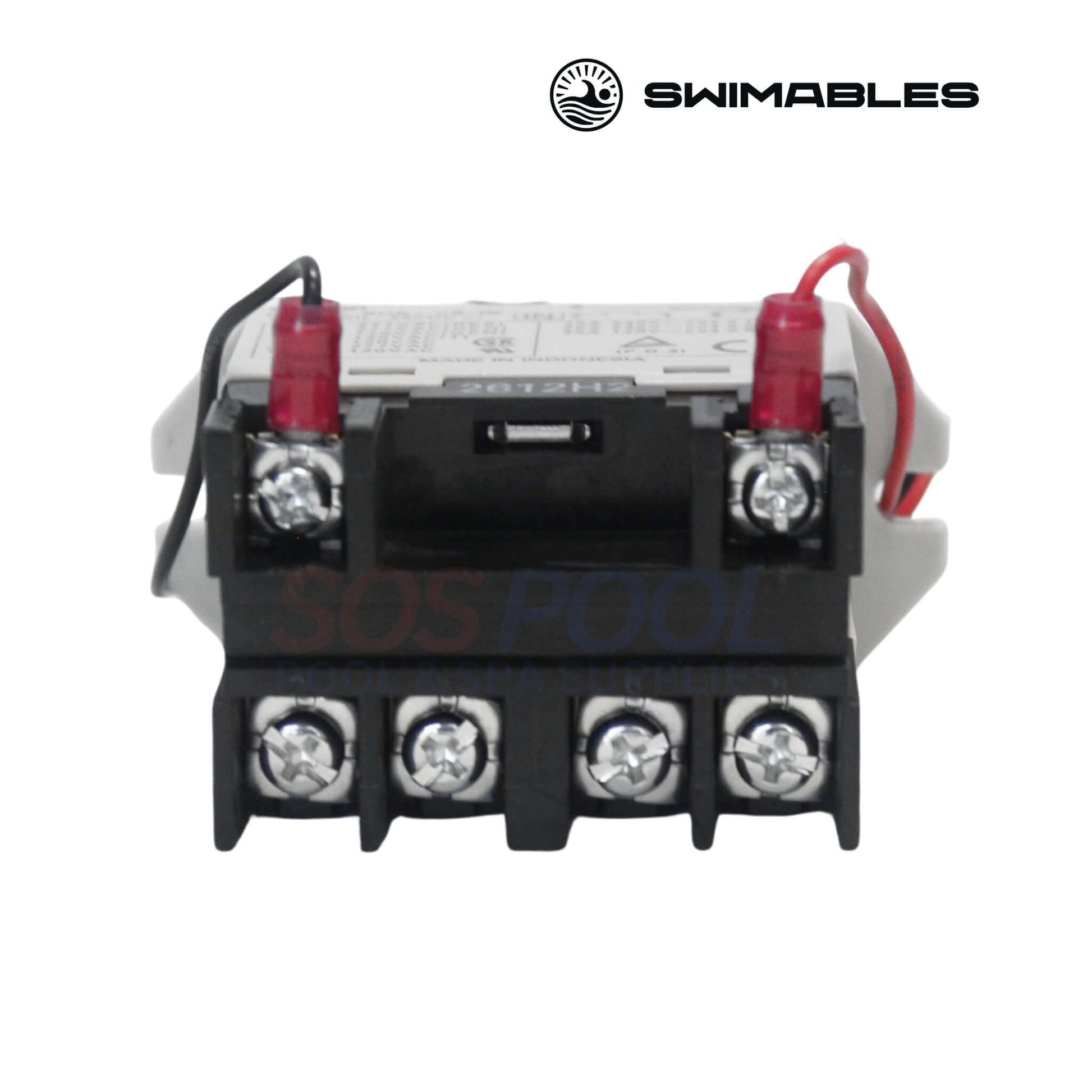 Swimables Relay & Harness | R0658100, 520106, HLRELAY | SW-97-143 assembly front view, featuring motor-rated relay and connectors, ideal for SOS Pool supplies.