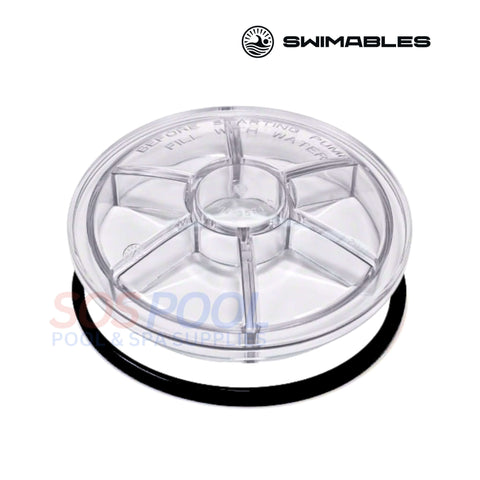 Swimables Clear Pump Lid for Pentair IntelliFlo & WhisperFlo 357151, efficient pump inspection from SOS Pool.