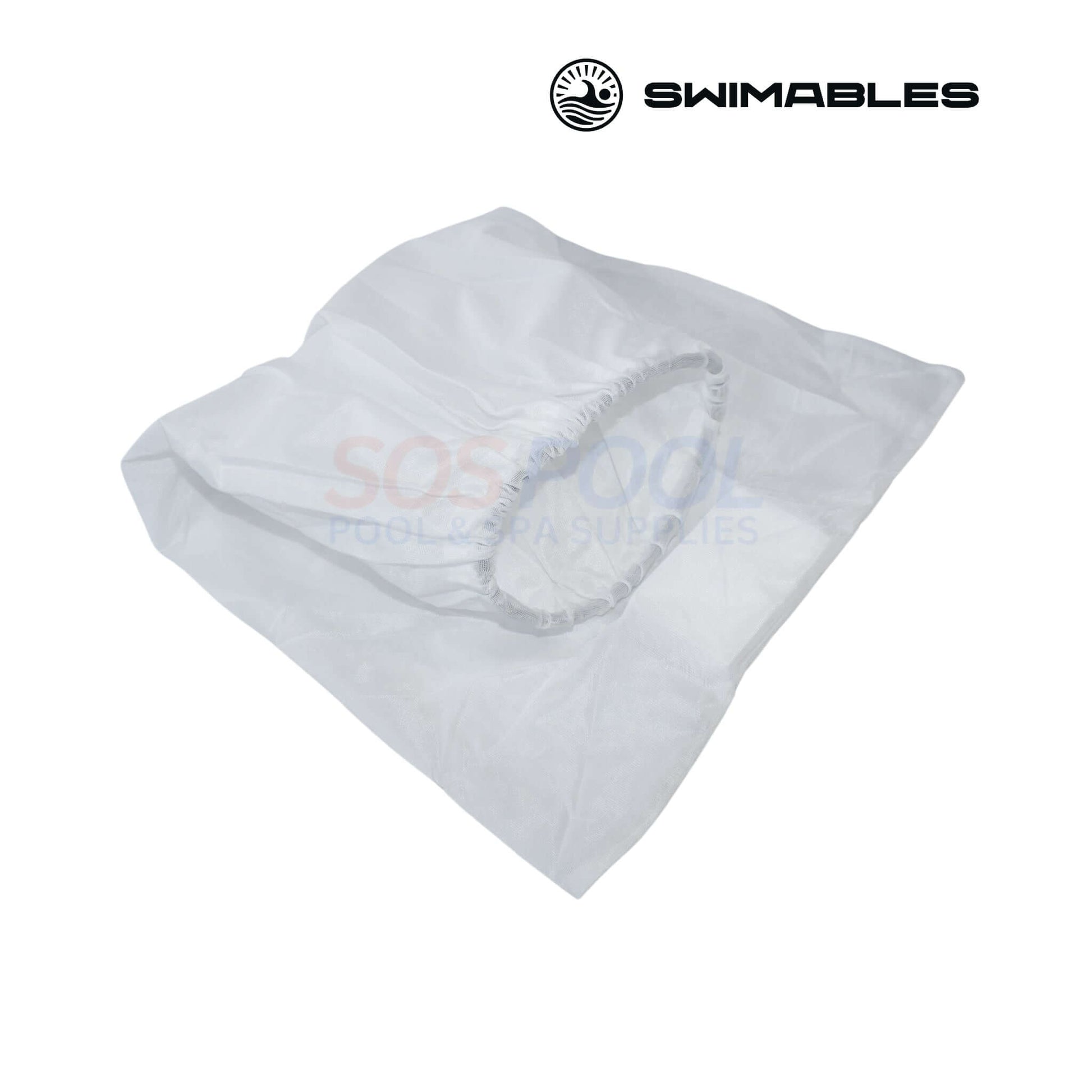 Swimables EZ Leaf Bag SW-10-200 for effective leaf collection, designed for easy attachment and pool maintenance by SOS Pool.