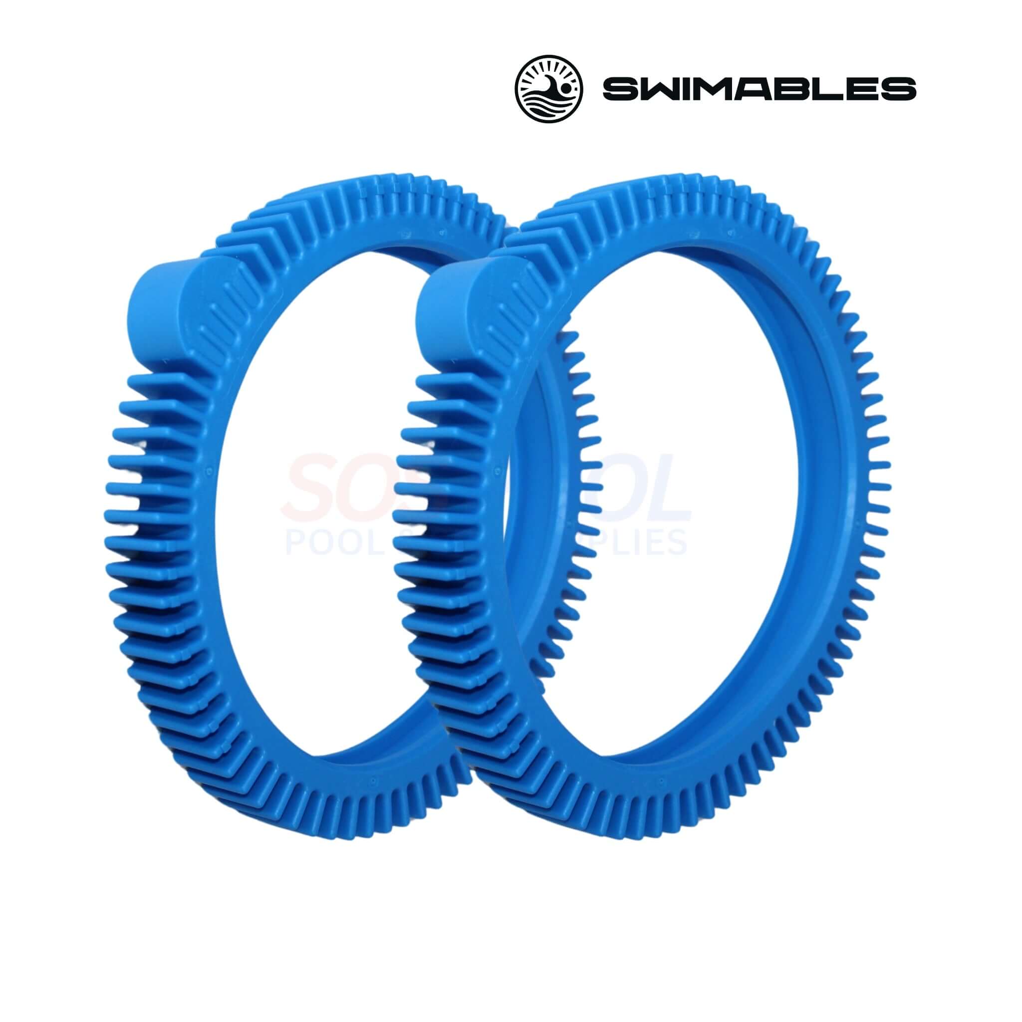 Swimables Front Tire with Super Humps For Hayward Poolvergnuegen | 2 P