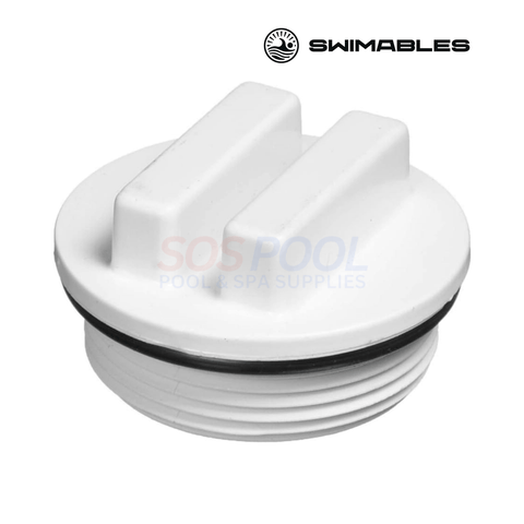 Swimables Hayward Style Filter Drain Plug SP1022C with O-ring for 1.5" pool maintenance by SOS Pool.