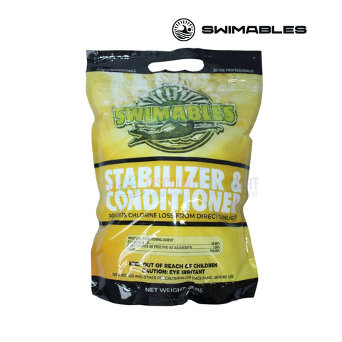 Swimables High Strength Stabilizer and Conditioner package, 4lbs-8lbs, SOS Pool chlorine protection from sunlight.