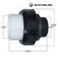 Swimables High Temp Union | 1.5" MIP x 1.5" Socket | SW-30-215