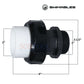 Swimables High Temp Union | 2" MIP x 2" Socket | Long Neck | SW-30-320