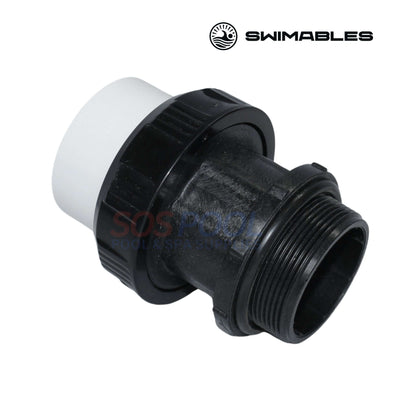 Swimables High Temp Union SW-30-320, 2" MIP x 2" Socket, Long Neck - Ideal for SOS Pool systems.