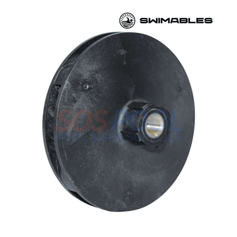 Swimables impeller SW-21-303 for Pentair pumps, 1HP full rated, 1.5HP up rated, compatible with SOS Pool.