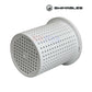 Swimables Inverted Skimmer Basket | SW-91-099 in white, designed for efficient debris capture in inground pool skimmers, SOS Pool supplies.