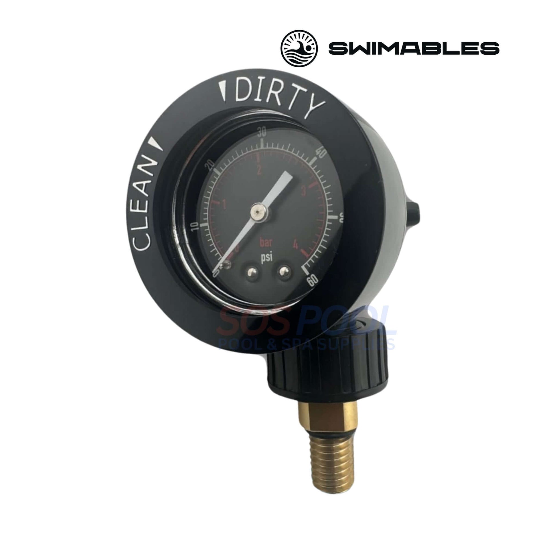 Swimables Pressure Gauge & Air Relief for Jandy Filters, model SW-28-200, from SOS Pool.