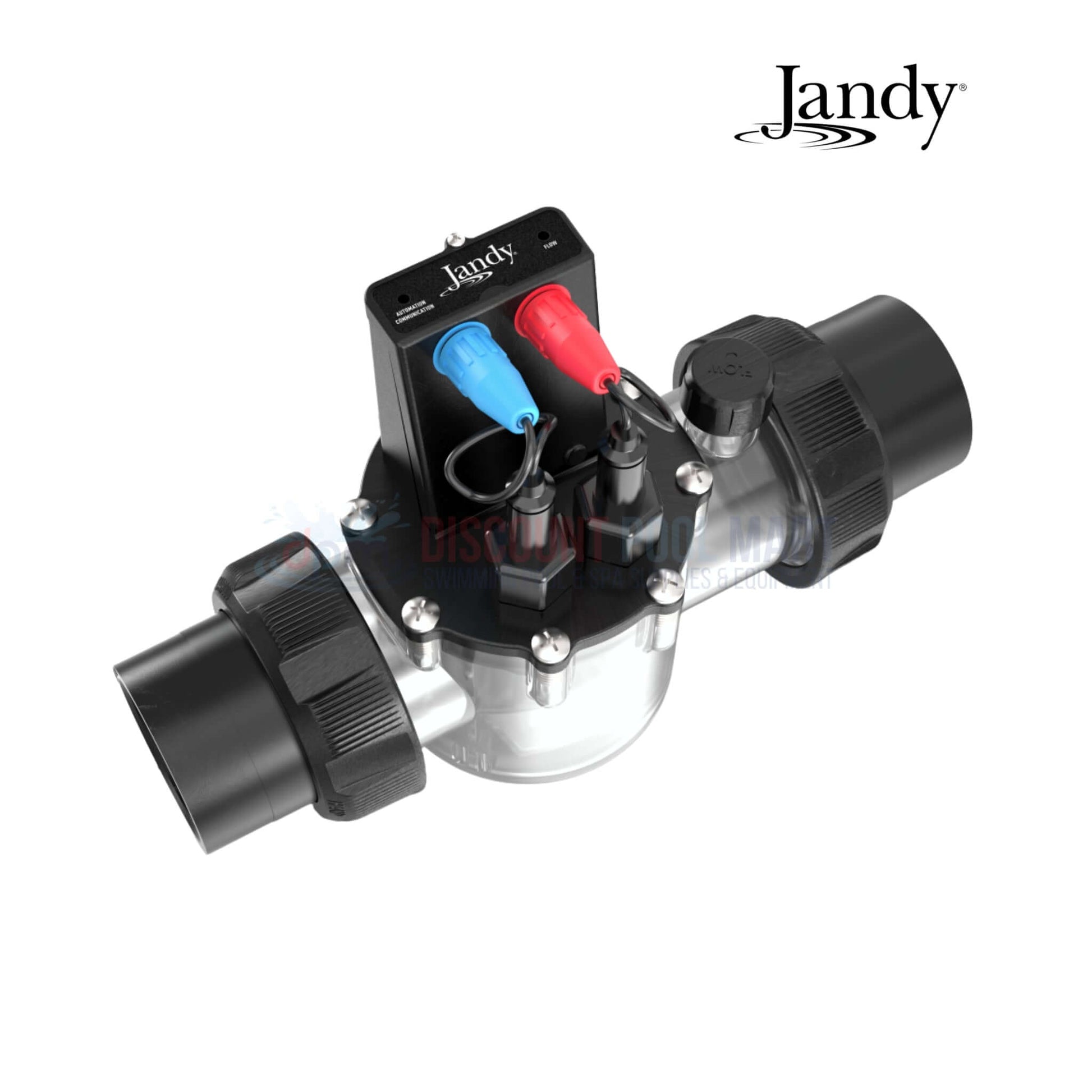 Jandy Pool Water Chemistry Analyzer | pH & ORP | TRUSENSE, side view showcasing sensors, ideal for SOS pool supplies.