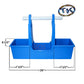 T&K Pool Products Caddy Box, TKCB, blue storage solution for pool maintenance. SOS Pool essential organizer.
