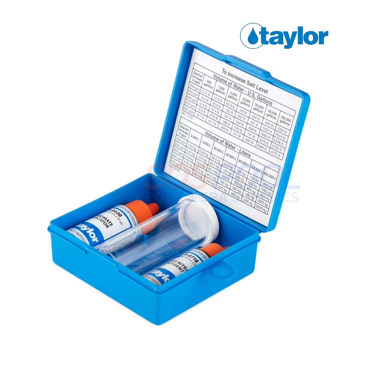 Taylor Pool In Store Kit Taylor Complete Pool Salt Water Test Kit | K-1766