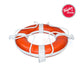 Taylor Made Vinyl Coated 20" Foam Buoy Life Ring CGA Orange for SOS Pool safety, durable design for recreational and commercial use.