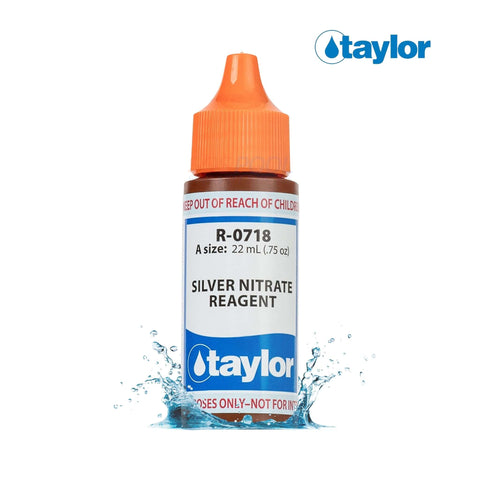 Taylor Silver Nitrate Reagent R-0718-A 0.75 oz for pool testing and sodium chloride measurement | SOS Pool