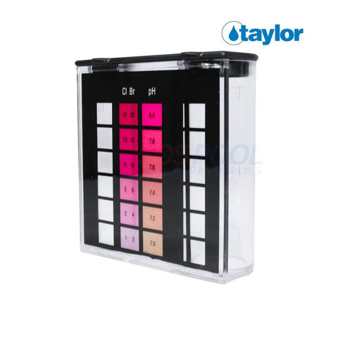 Taylor Technologies 2000 Series Chlorine and Bromine Comparator for pool testing | DPD/pH 7.0-8.0 | SOS Pool