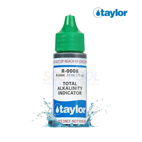 Taylor Total Alkalinity Indicator 0.75 oz R-0008-A for accurate pool water testing by SOS Pool.