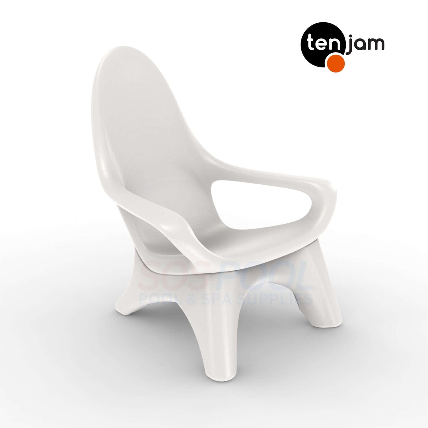 TenJam Splash Woosah In-Pool Chair, ergonomic design for pool and patio use, durable, SKU: SOS Pool.