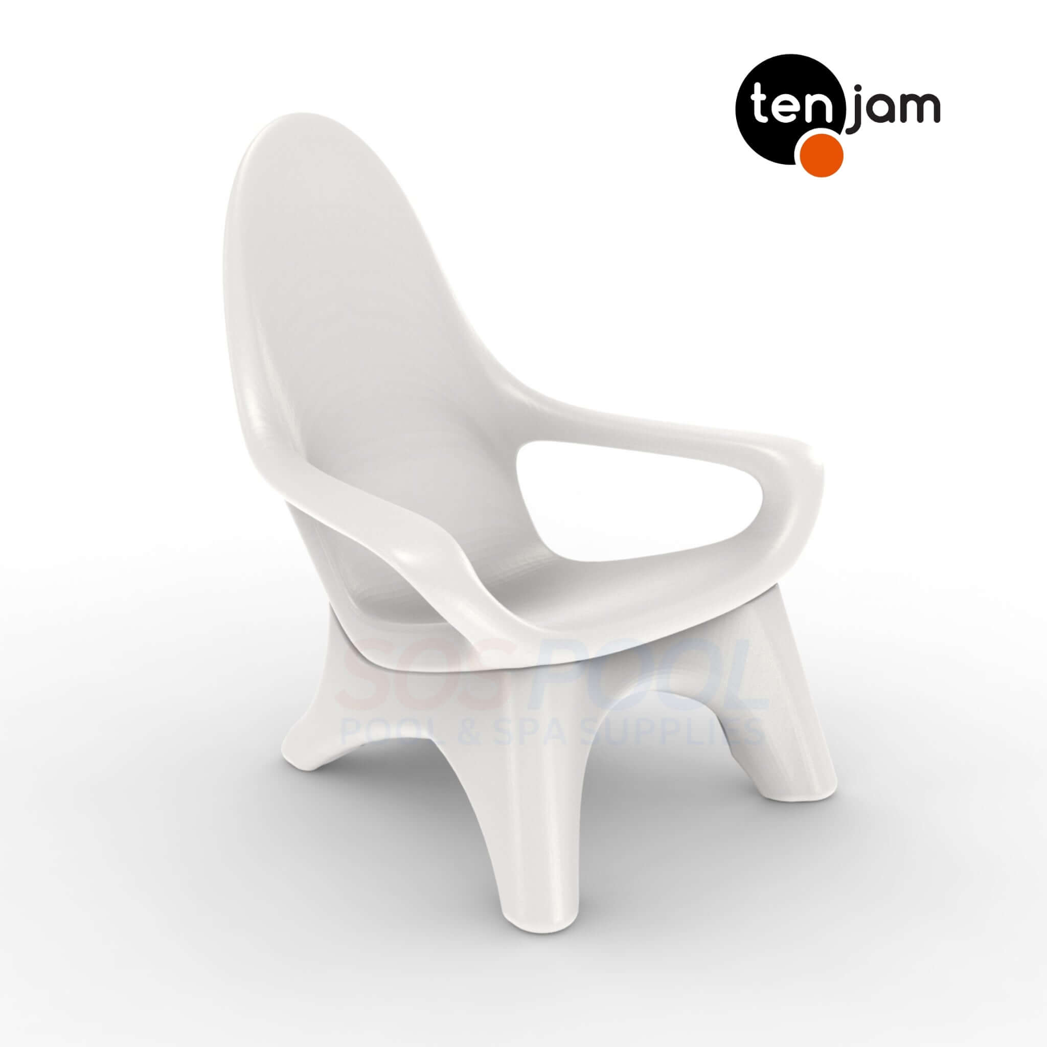 TenJam Splash Woosah In-Pool Chair, ergonomic design for pool and patio use, durable, SKU: SOS Pool.