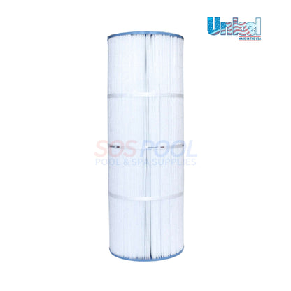 Unicel C-9441 Cartridge for Hayward SwimClear C150S, white filter shown vertical, premium filtration for clear pool water, SOS Pool supplies.