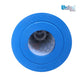 Unicel Jandy CS250 250 Sq. Ft. Cartridge | R0462500 | C-8425 in blue, top view showcasing spunbonded polyester, ideal for SOS pool supplies.
