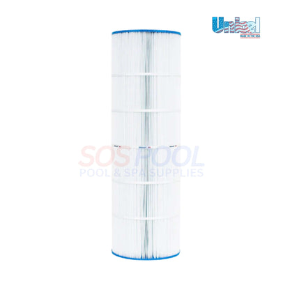 Unicel PXC-125 & Pro Clean 125 Cartridge | 125 Sq. Ft. | 25230-0125S | C-8413 with white pleats, showcasing swimming pool filter design.