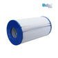 Unicel Pentair Rainbow Dynamic 35 | C-4335 cartridge filter, pleated polyester fabric, blue end caps, pool supplies, swimming pool parts.