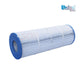 Unicel Swimquip/Posi-Clean 50 Sq. Ft. Cartridge | C-7652 filter with blue end caps, designed for high filtration in pools.