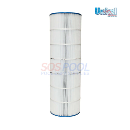 Unicel Cartridge For AquaStar PLF3500 Filter | PF35000 | C-9431, tall white filter with pleated media, SOS Pool branded.