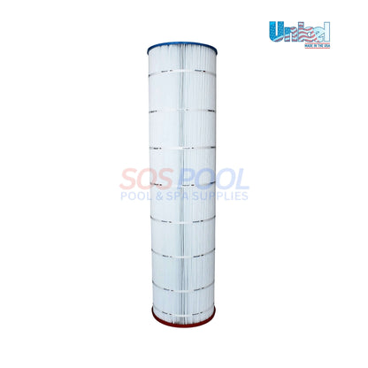 Unicel Cartridge for Posi-Flo T-135TX Filters by SOS Pool, 135 Sq Ft filtration area, UHD-SR135, measures 34.5" x 8-11/16".