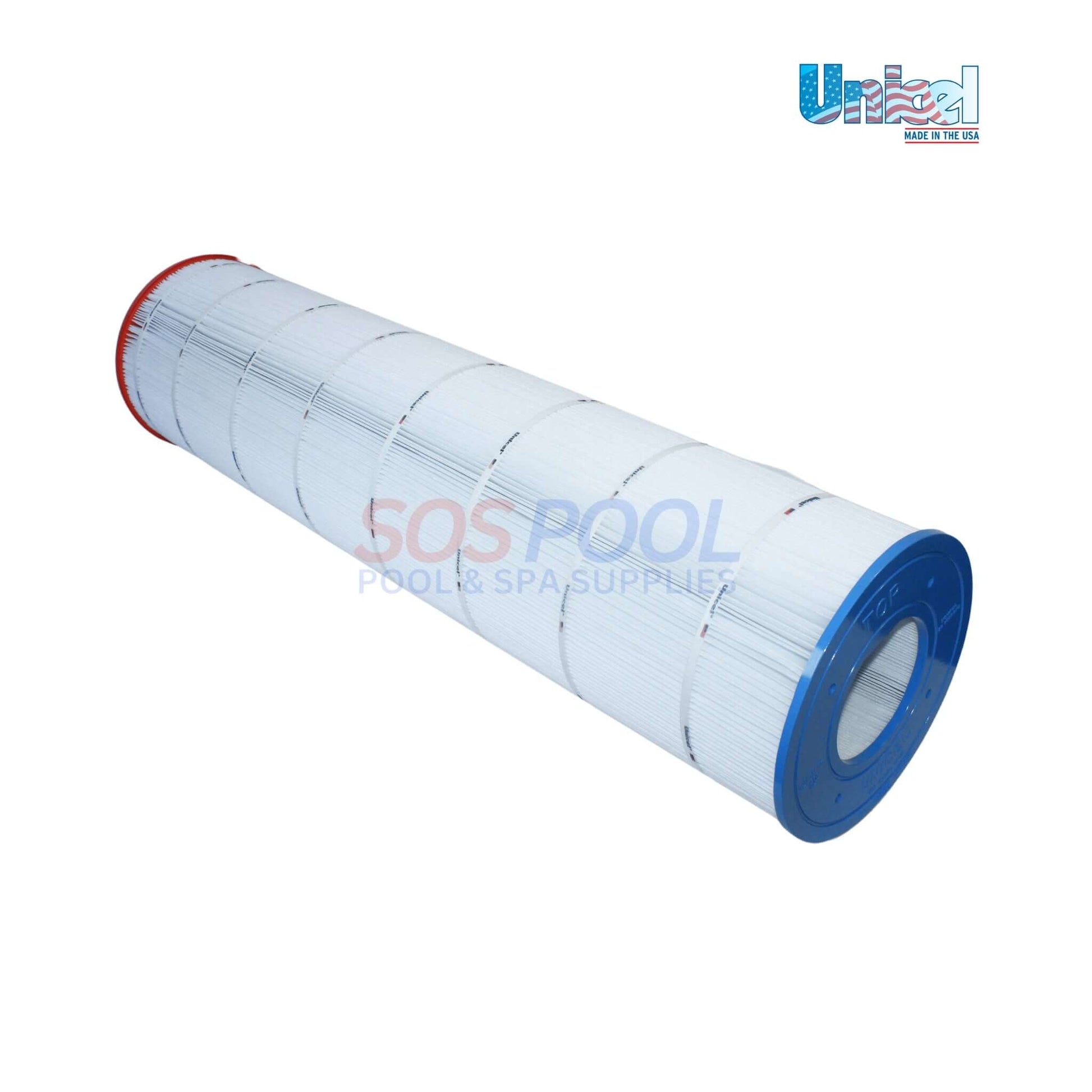 Unicel UHD-SR135 cartridge for Posi-Flo T-135TX filters at SOS Pool, featuring 135 sq ft filtration area.