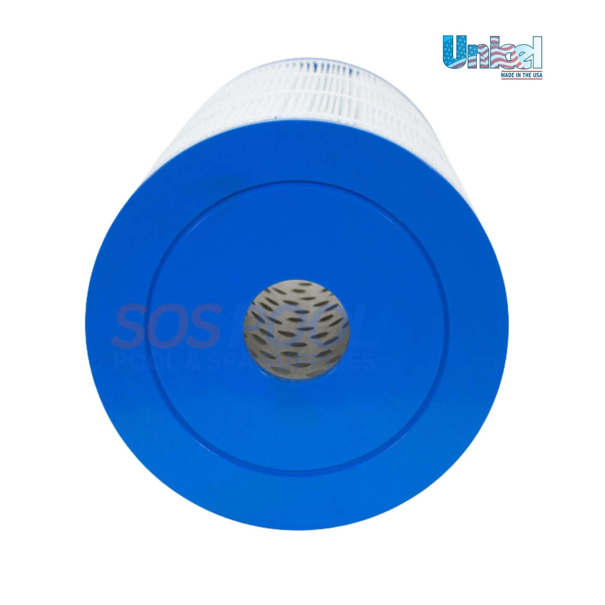 Unicel C-8310 filter cartridge, blue end cap, 100 sqft, suitable for Jacuzzi Leisure, SOS Pool supplies.