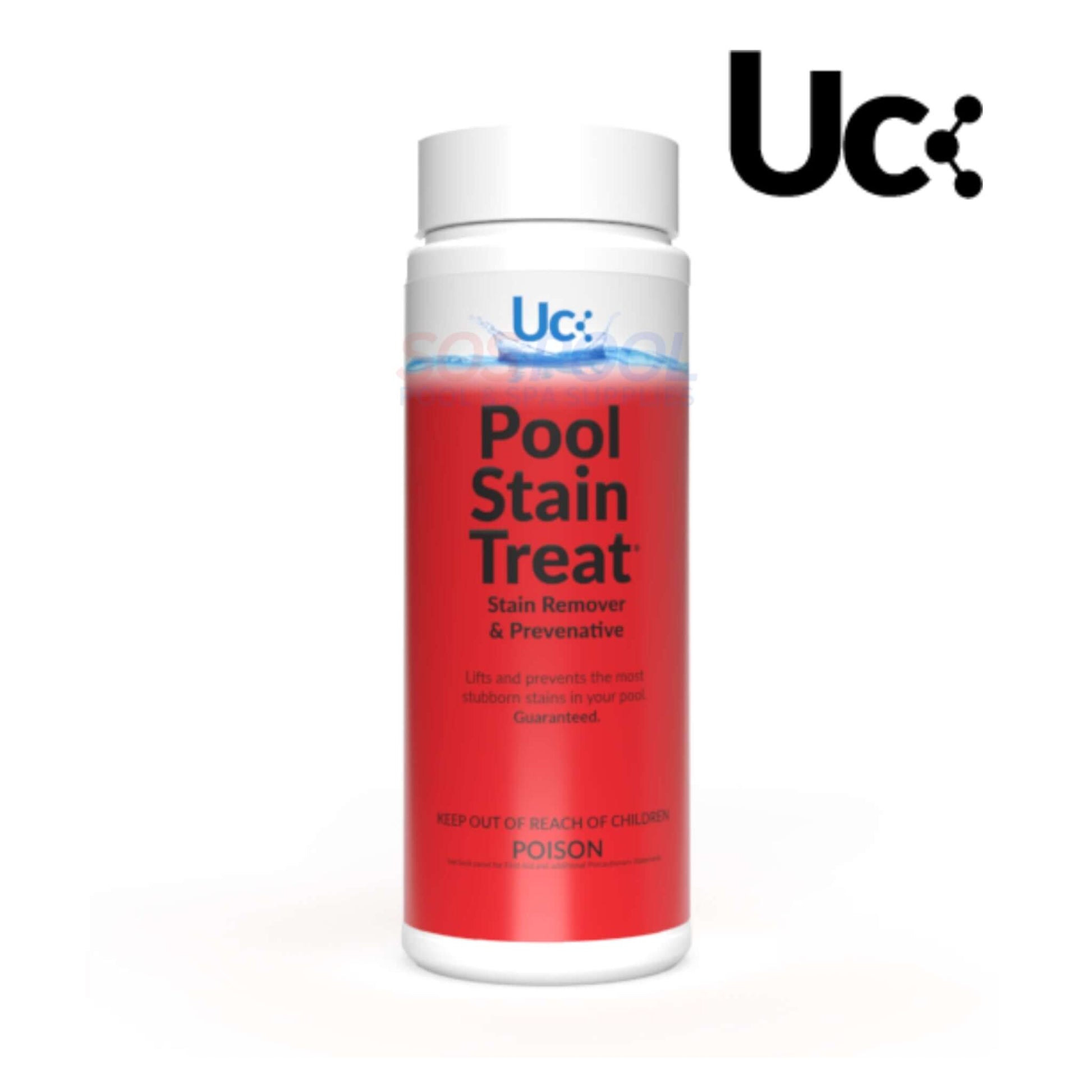 United Chemical Pool Stain Treat 2 lbs PST-C12, effective SOS Pool stain remover and preventative for swimming pools.